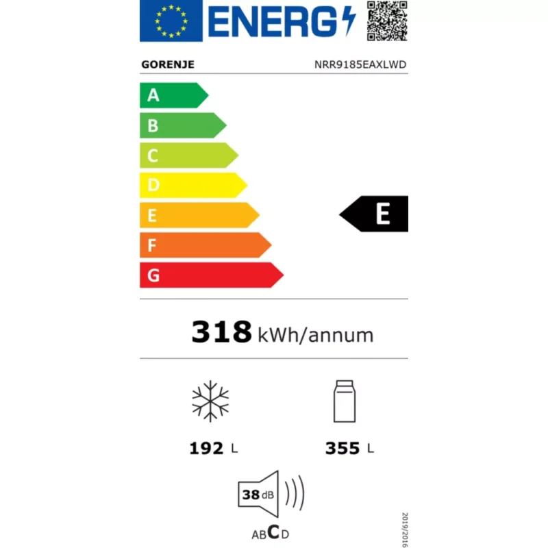 Réfrigérateur Américain Gorenje – Image 3