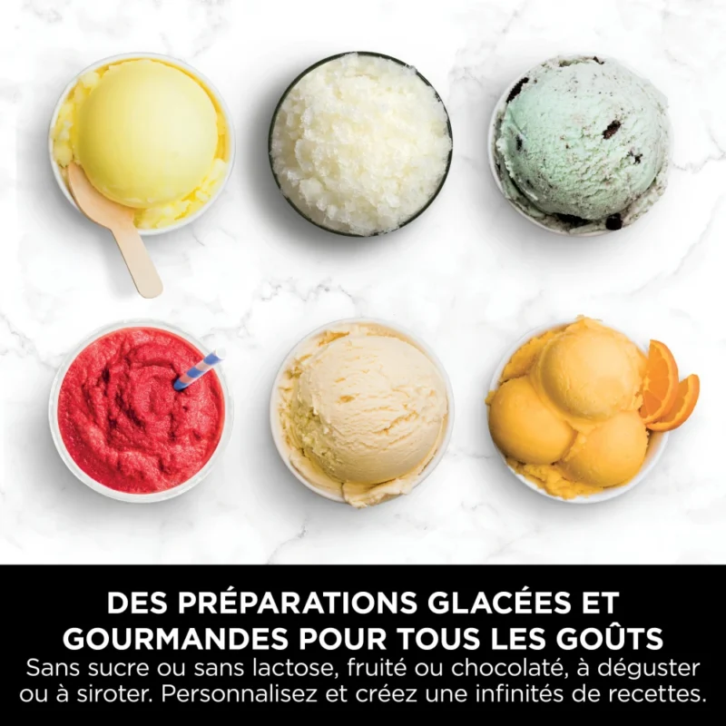 Ninja CREAMi Deluxe 10-en-1 Machine à délices et boissons glacées (Lot de 5 pots) – Image 9