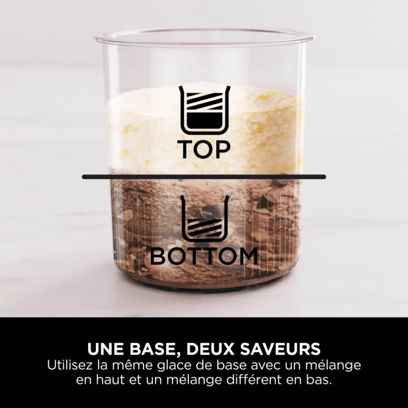 Ninja CREAMi Deluxe 10-en-1 Machine à délices et boissons glacées (Lot de 5 pots) – Image 6