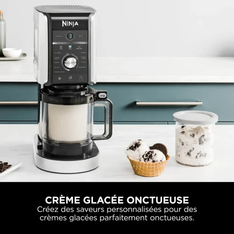 Ninja CREAMi Deluxe 10-en-1 Machine à glace et Blender portable sans fil Ninja Blast – Image 14